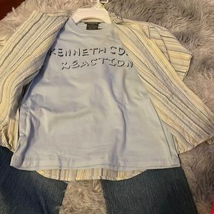 Kenneth Cole Reaction 3 piece jeans set